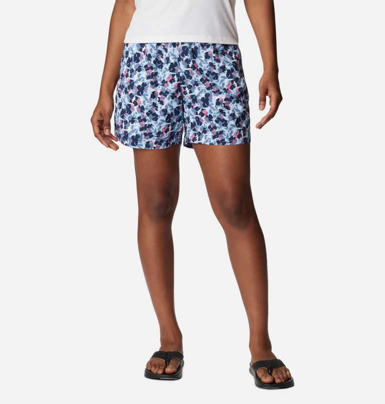 Thumbnail: Women's PFG Super Backcast Water Shorts, Color: Bluestone, Crossvine, image 1