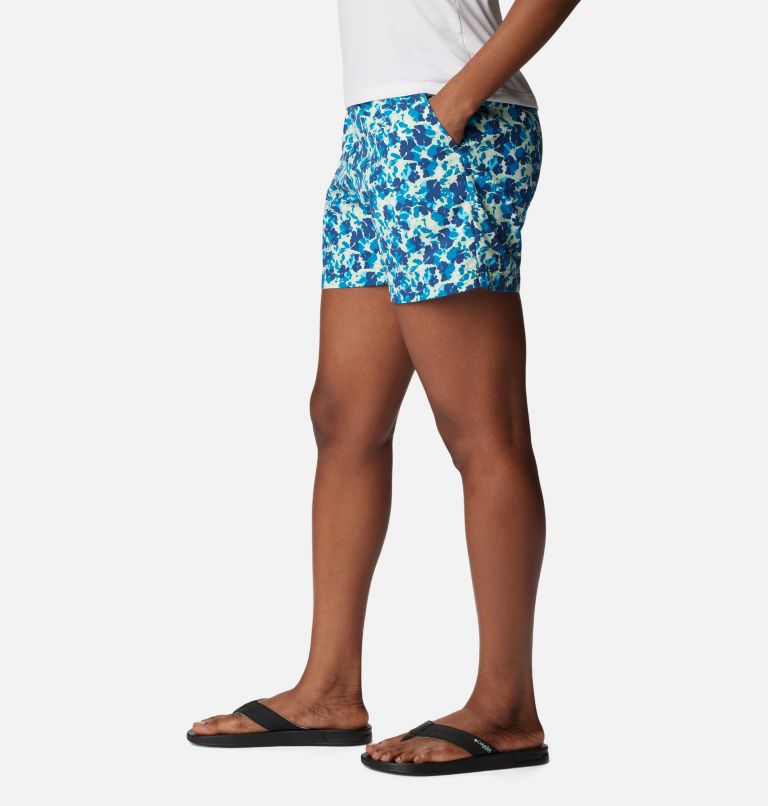 Women's PFG Super Backcast Water Shorts, Color: Carbon, Crossvine, image 3