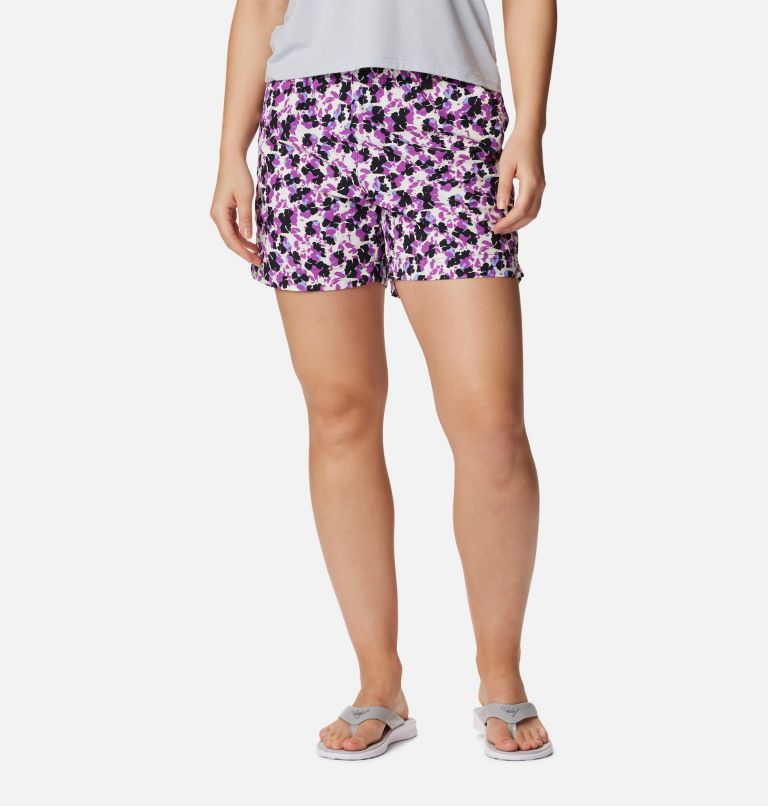 Women's PFG Super Backcast Water Shorts, Color: Berry Jam, Crossvine, image 1