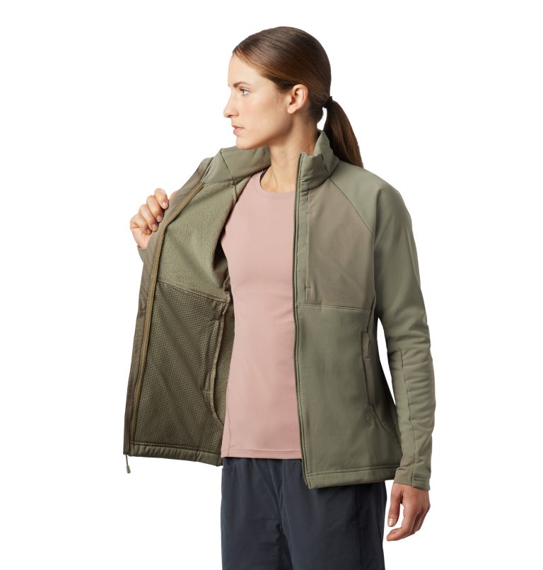 Thumbnail: Keele Full Zip Jacket, Color: Light Army, image 3