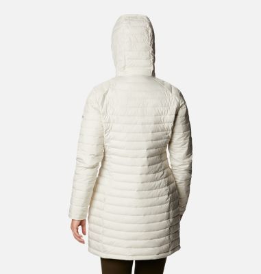 columbia white out hooded jacket