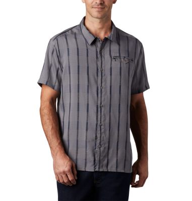 Men's Lakeside Trail&trade; Short Sleeve Shirt - Big Lakeside Trail&trade; SS Shirt | 478 | 1X, City Grey, front