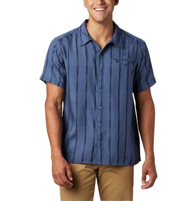 Men's Lakeside Trail&trade; Short Sleeve Shirt - Big Lakeside Trail&trade; SS Shirt | 478 | 1X, Dark Mountain, front