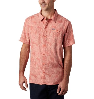 mens coral shirt