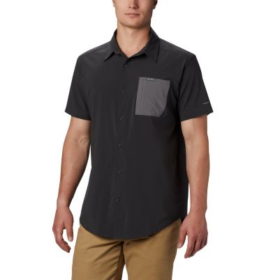 Men's Triple Canyon&trade; Short Sleeve Shirt Solid Triple Canyon&trade; SS Shirt Solid | 464 | M, Shark, City Grey, front