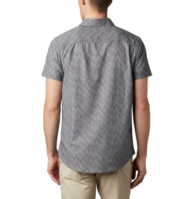 Men's Triple Canyon&trade; Short Sleeve Shirt Triple Canyon&trade; SS Shirt | 437 | L, City Grey Maze, back