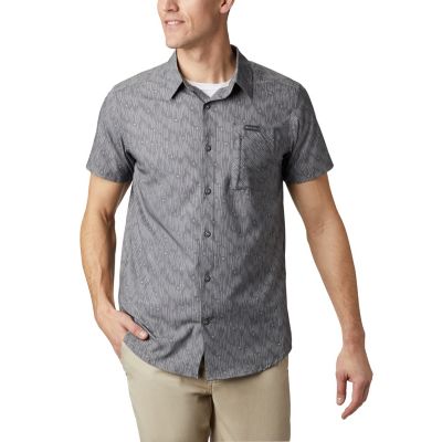 Men's Triple Canyon&trade; Short Sleeve Shirt Triple Canyon&trade; SS Shirt | 437 | L, City Grey Maze, front