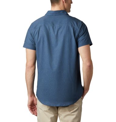 Men's Triple Canyon&trade; Short Sleeve Shirt Triple Canyon&trade; SS Shirt | 437 | L, Dark Mountain Maze, back