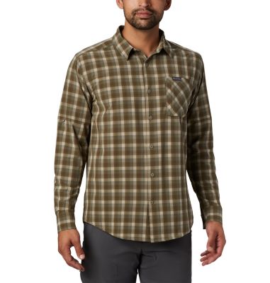 Men's Triple Canyon&trade; Shirt Triple Canyon&trade; LS Shirt | 432 | S, Fossil Mini Tonal Plaid, front