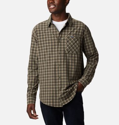 Men's Triple Canyon&trade; Shirt Triple Canyon&trade; LS Shirt | 039 | XL, Ancient Fossil Mini Tonal Plaid, front