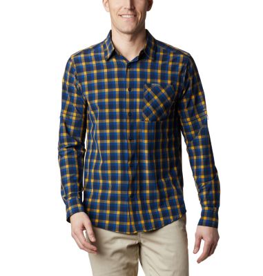 Men's Triple Canyon&trade; Shirt Triple Canyon&trade; LS Shirt | 432 | S, Azul Mini Tonal Plaid, front