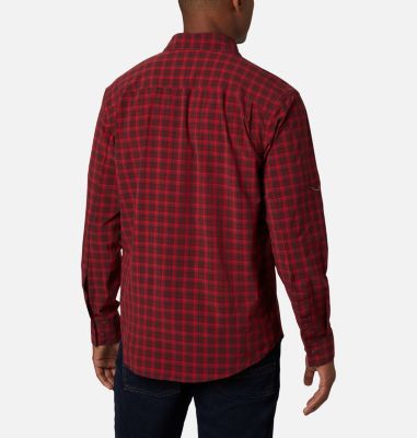Men's Triple Canyon&trade; Shirt Triple Canyon&trade; LS Shirt | 432 | S, Red Jasper Mini Tonal Plaid, back