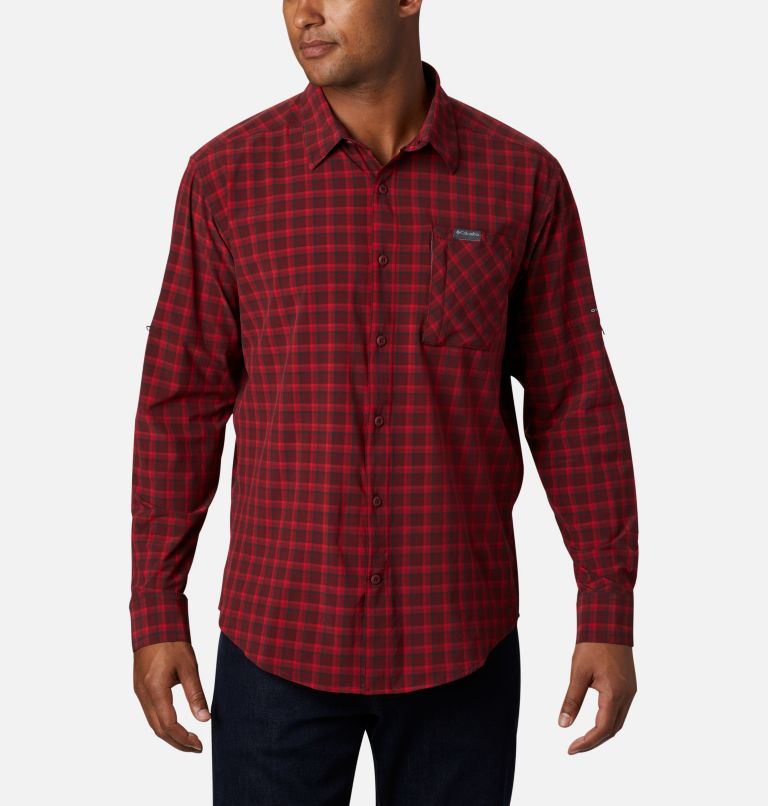 Columbia Men's Triple Canyon Long Sleeve Shirt, City Grey Grid Buffalo,  Small : : Clothing, Shoes & Accessories