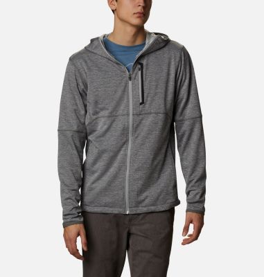 Men's Tech Trail&trade; Full Zip Hoodie Tech Trail&trade; FZ Hoodie | 328 | S, City Grey Heather, front