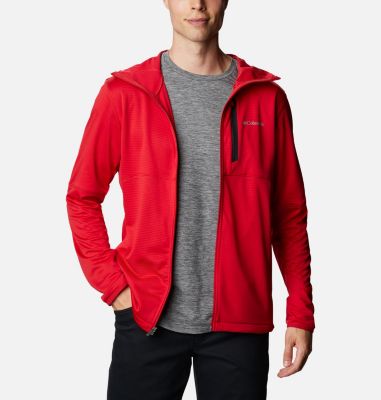 Men's Tech Trail&trade; Full Zip Hoodie Tech Trail&trade; FZ Hoodie | 328 | S, Mountain Red, front