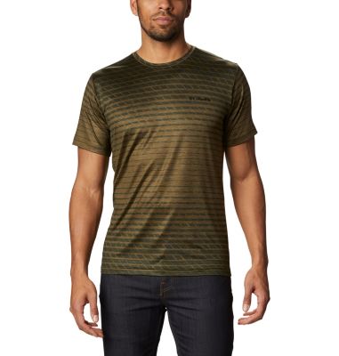 Men's Tech Trail&trade; Print T-Shirt Tech Trail&trade; Print SS Crew | 010 | XL, New Olive Ombre, front