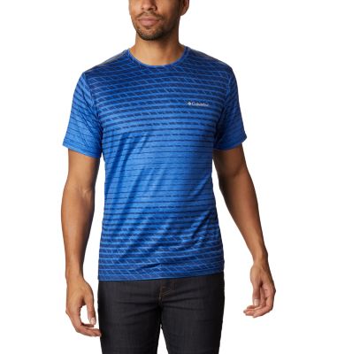 Men's Tech Trail&trade; Print T-Shirt Tech Trail&trade; Print SS Crew | 010 | XL, Azul Ombre, front