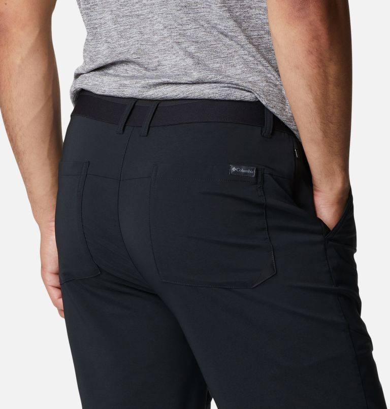 Men's Tech Trail Hiking Shorts, Color: Black, image 5