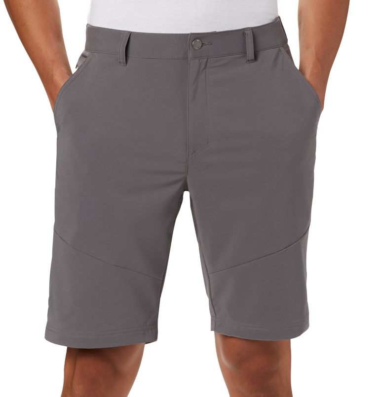 Men's Tech Trail Shorts, Color: City Grey, image 3