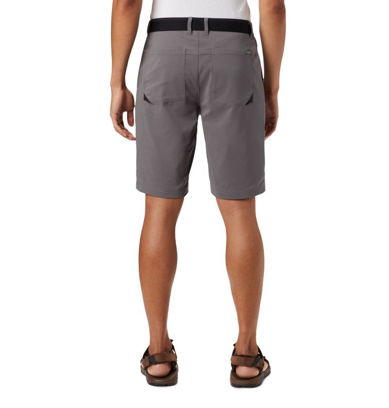 Men's Tech Trail Shorts, Color: City Grey, image 2