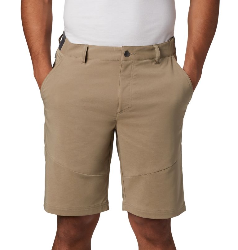 Men's Tech Trail Hiking Shorts, Color: Tusk, image 3