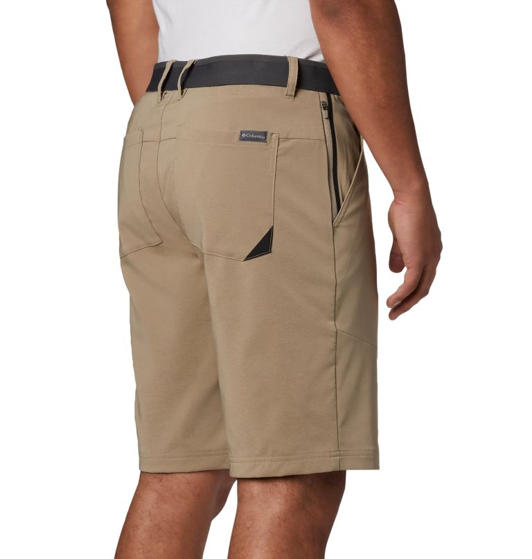 Men's Tech Trail Hiking Shorts, Color: Tusk, image 5