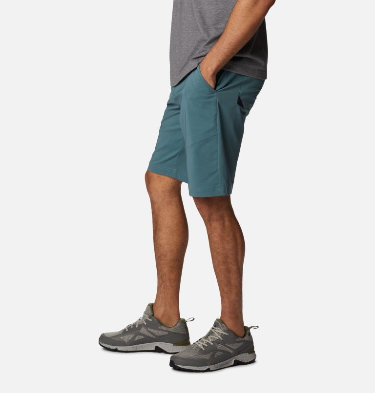 Men's Tech Trail Hiking Shorts, Color: Metal, image 3