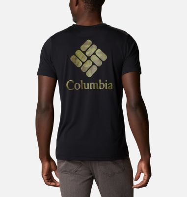 Men's Maxtrail&trade; Short Sleeve Logo Tee Maxtrail&trade; SS Logo Tee | 248 | L, Black Camo Fill, back