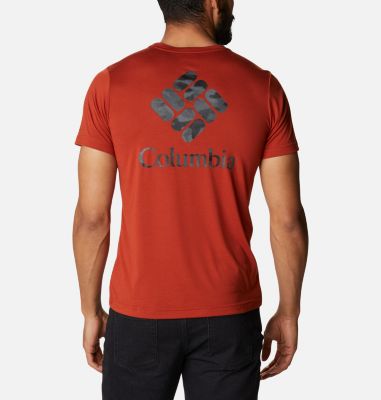 Men's Maxtrail&trade; Short Sleeve Logo Tee Maxtrail&trade; SS Logo Tee | 248 | L, Dark Sienna Camo Fill, back