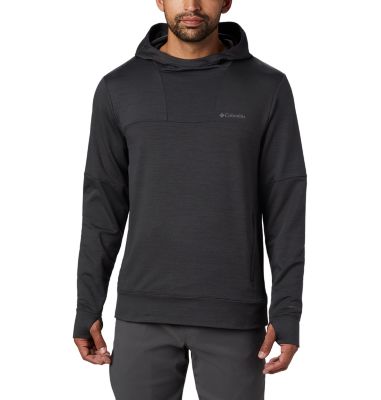 Men's Maxtrail&trade; Long Sleeve Midlayer Hoodie Maxtrail&trade; LS Midlayer | 010 | L, Black, front