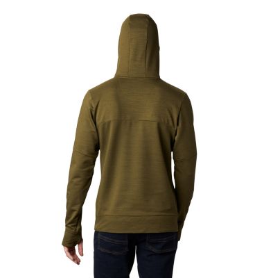 Men's Maxtrail&trade; Long Sleeve Midlayer Hoodie Maxtrail&trade; LS Midlayer | 010 | L, New Olive, back