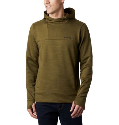 Men's Maxtrail&trade; Long Sleeve Midlayer Hoodie Maxtrail&trade; LS Midlayer | 010 | L, New Olive, front