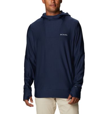 Men's Maxtrail&trade; Long Sleeve Midlayer Hoodie Maxtrail&trade; LS Midlayer | 010 | M, Collegiate Navy, front