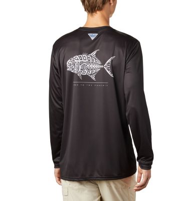 Men's PFG Terminal Tackle&trade; Tribal Fish Long Sleeve Shirt
