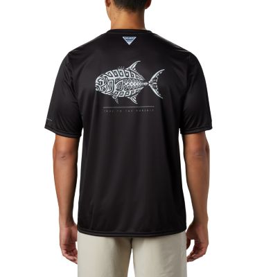 Men's PFG Terminal Tackle&trade; Tribal Fish Short Sleeve Shirt