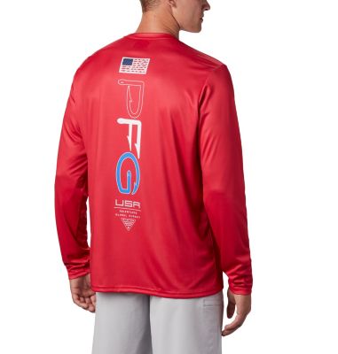 columbia men's fishing shirt long sleeve