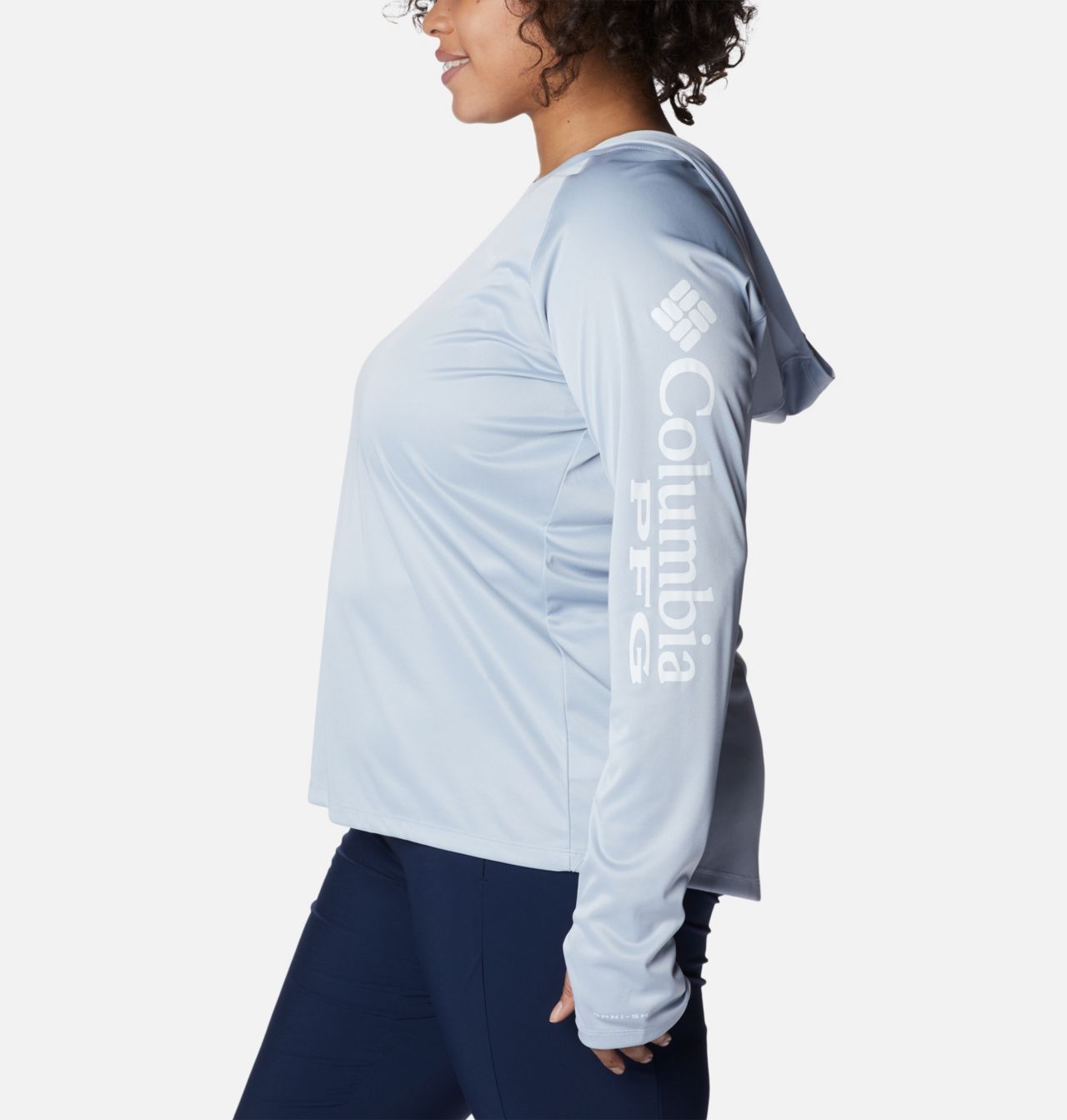 Women's PFG Tidal Tee™ Heather Hoodie - Plus Size 3