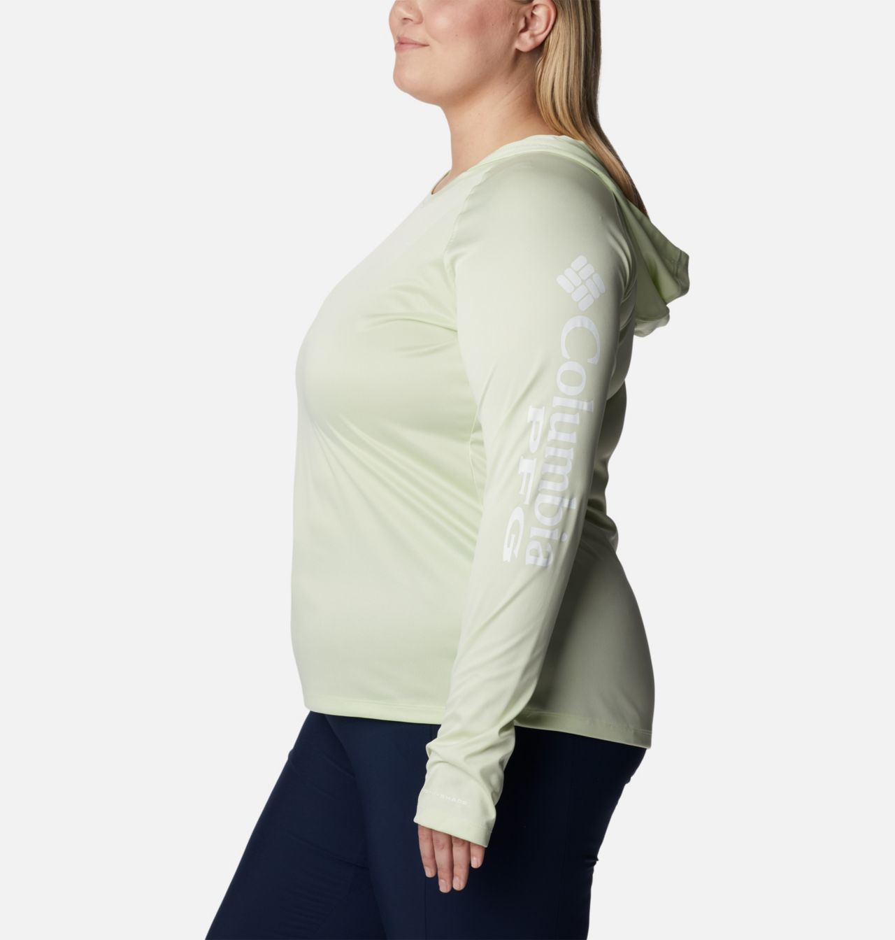 Women's PFG Tidal Tee™ Heather Hoodie - Plus Size 3