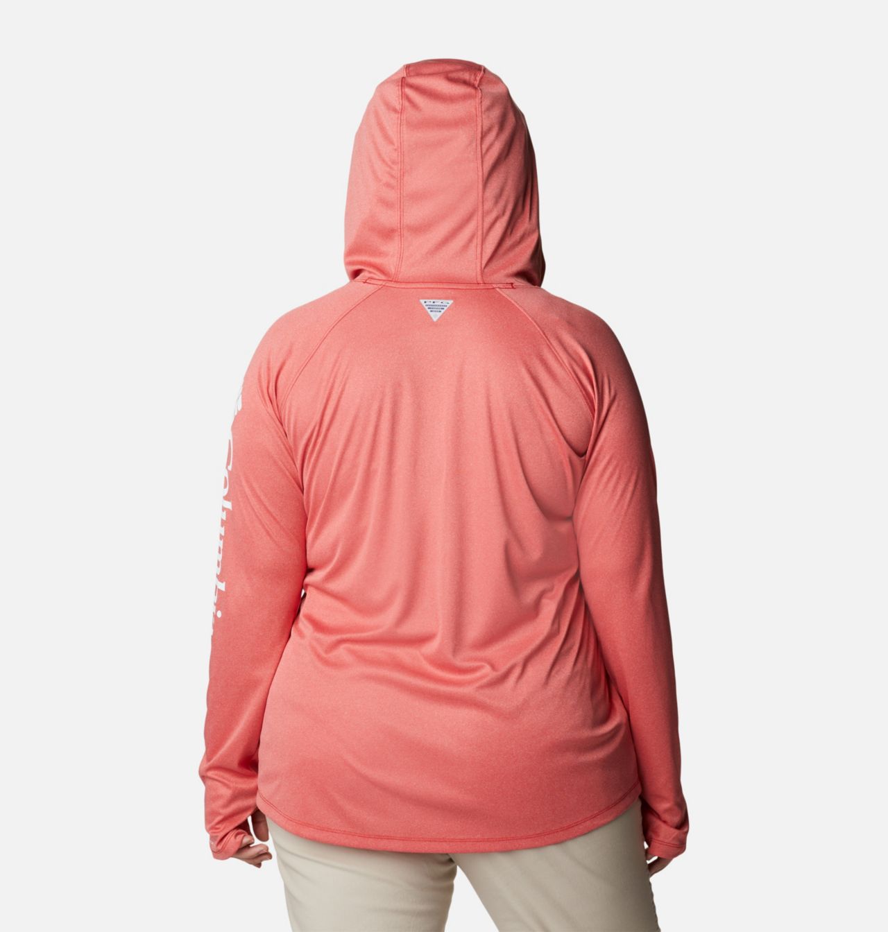 Women's PFG Tidal Tee™ Heather Hoodie - Plus Size 2