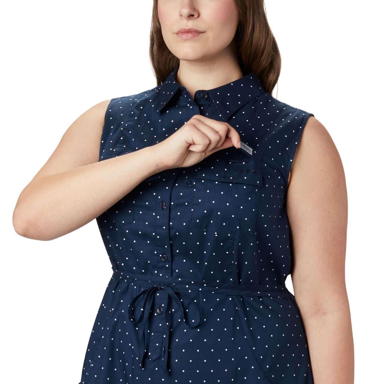 Women's PFG Bonehead™ Stretch Sleeveless Dress – Plus Size 4