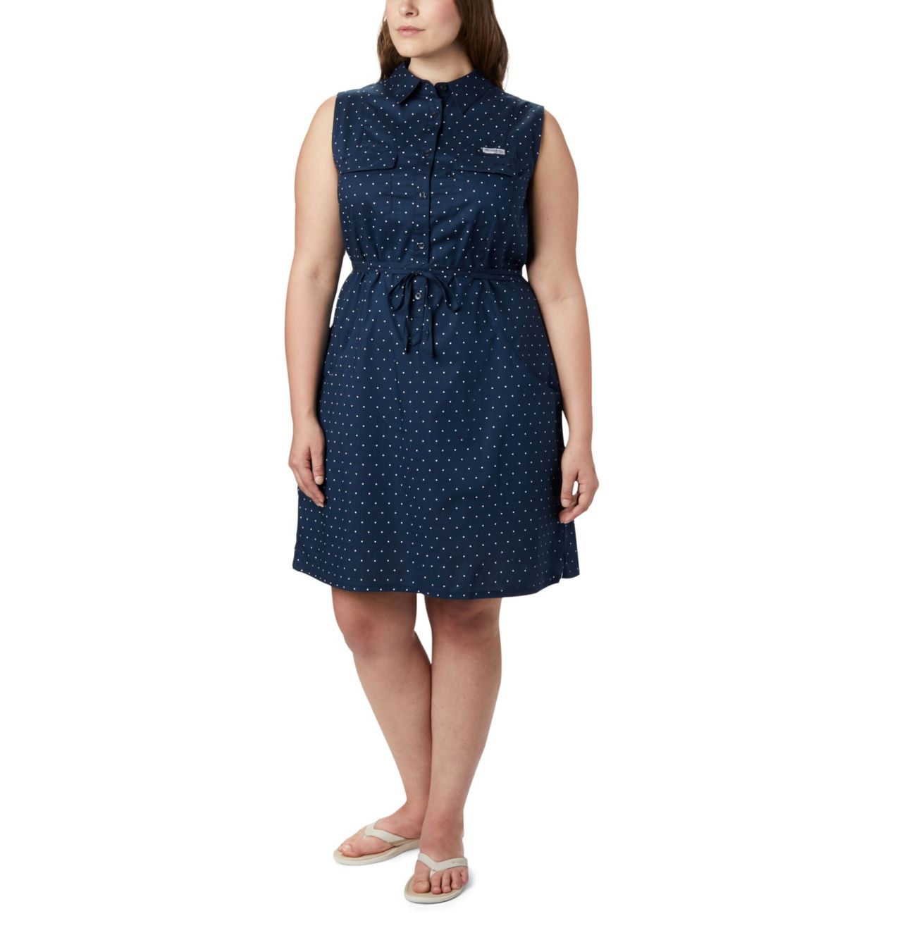Women's PFG Bonehead™ Stretch Sleeveless Dress – Plus Size 1