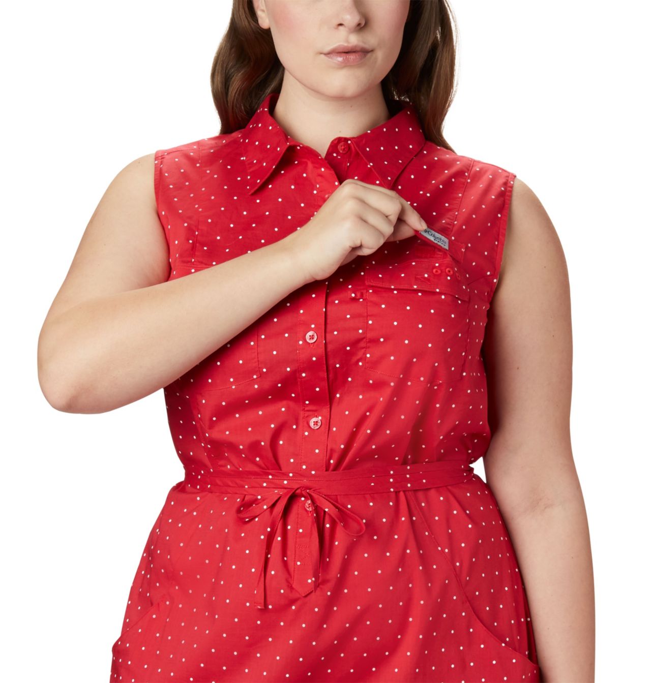 Women's PFG Bonehead™ Stretch Sleeveless Dress – Plus Size 4