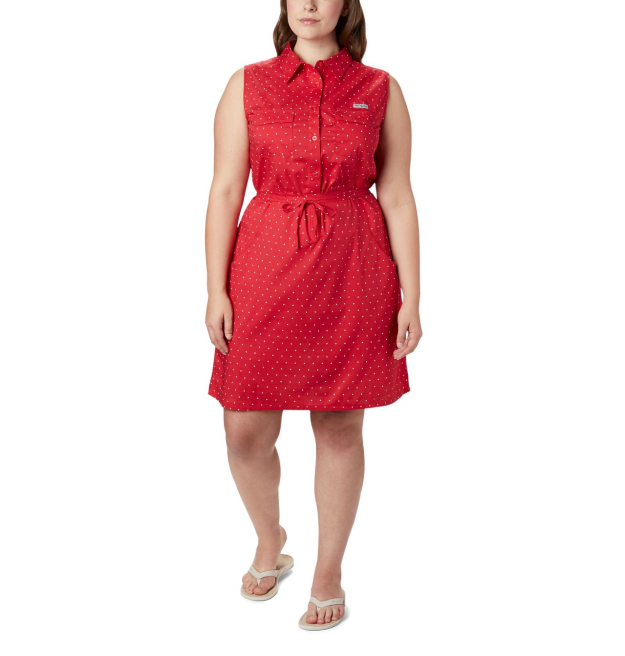 Women's PFG Bonehead™ Stretch Sleeveless Dress – Plus Size 1