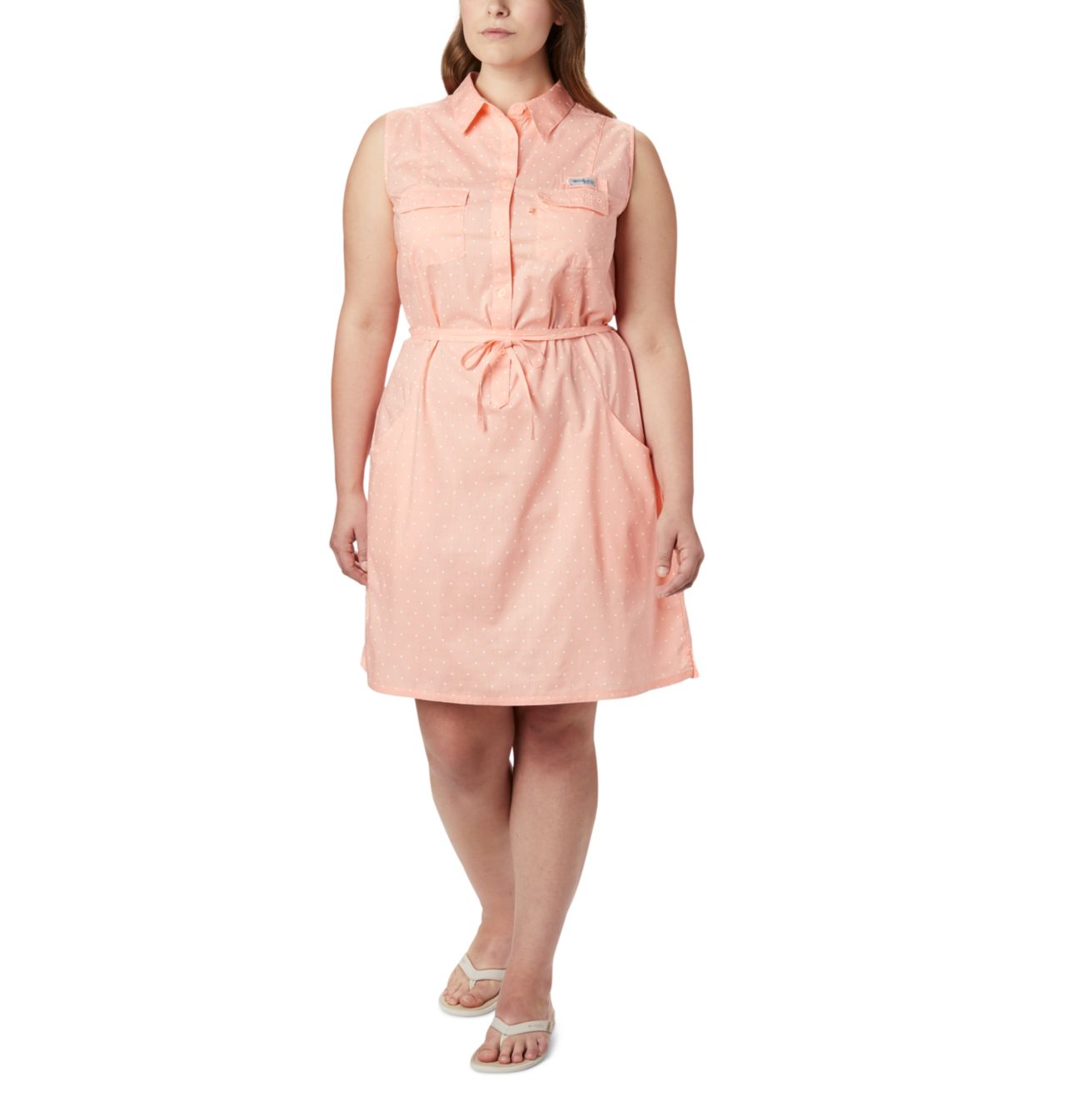 Women's PFG Bonehead™ Stretch Sleeveless Dress – Plus Size 1