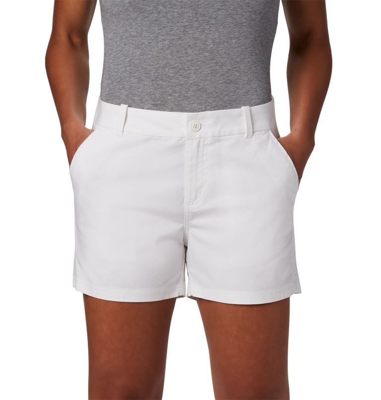 Women's PFG Bonehead Stretch Shorts, Color: White, image 4