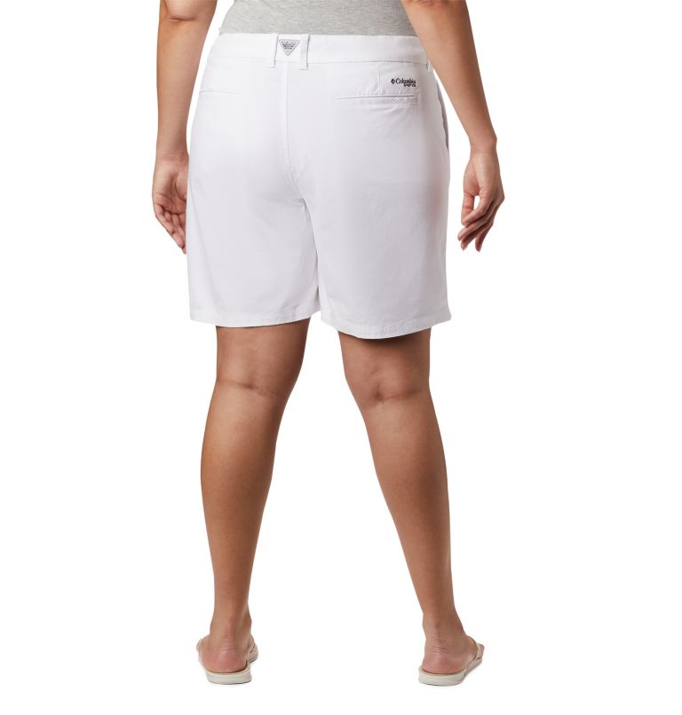 Women's PFG Bonehead Stretch Shorts, Color: White, image 2