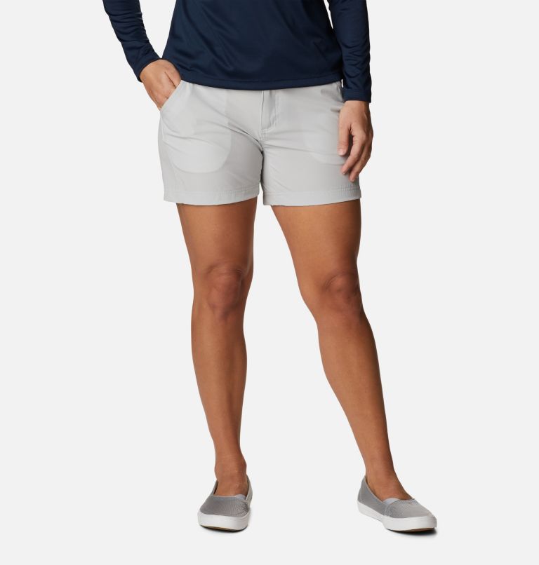 Women's PFG Coral Point III Shorts, Color: Cool Grey, image 1