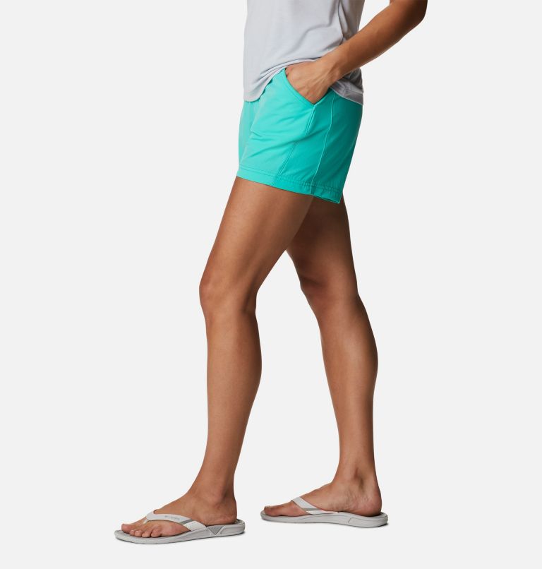 Women's PFG Coral Point III Shorts, Color: Electric Turquoise, image 3
