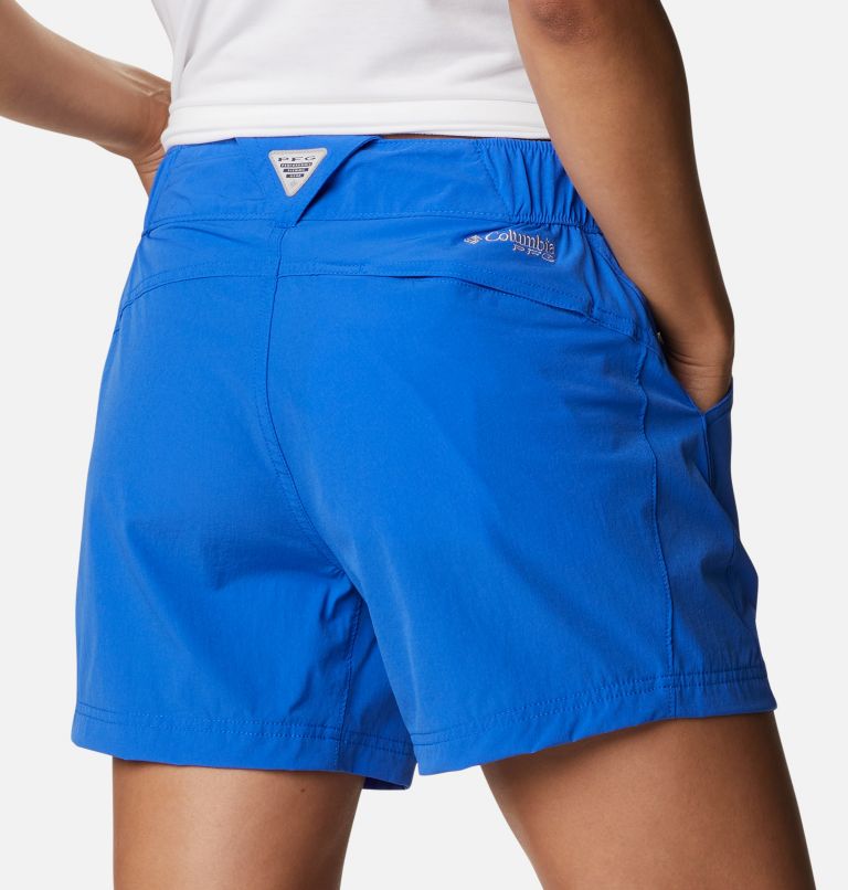 Women's PFG Coral Point III Shorts, Color: Blue Macaw, image 5
