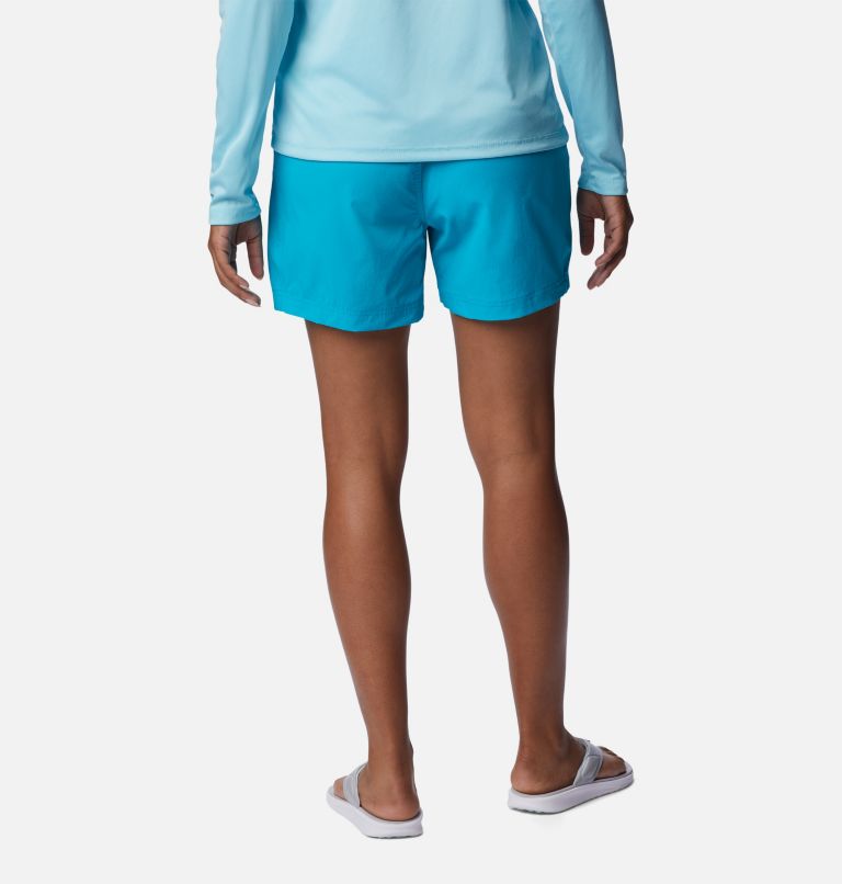 Women's PFG Coral Point III Shorts, Color: Ocean Teal, image 2